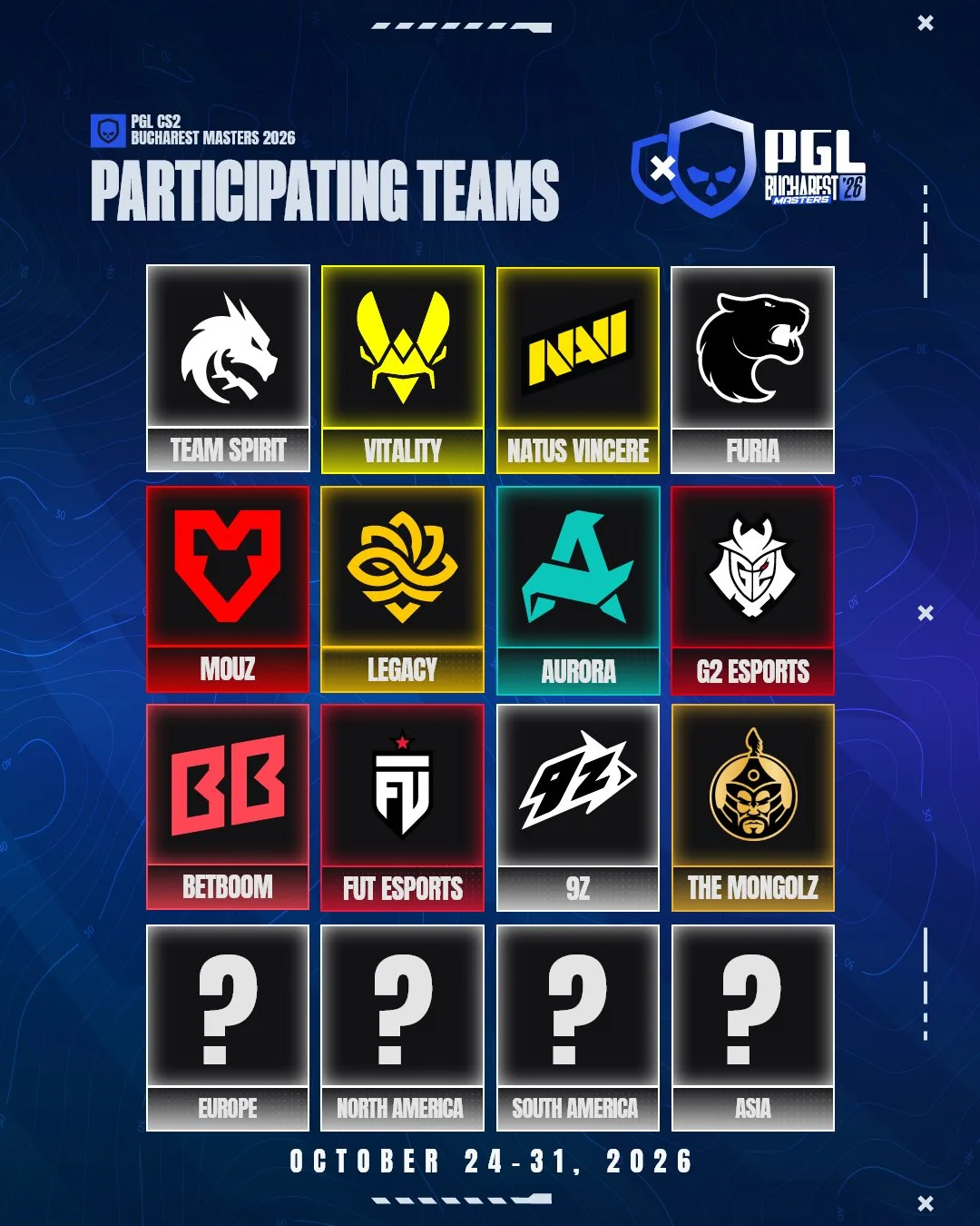 PGL Masters Bucharest 2026: формат, составы, расписание и результаты матчей